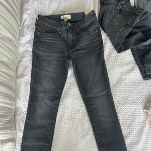 NTW Gray Madewell 9 in Mid-Rise Skinny Jeans
